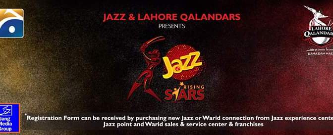#JazzRisingStars - Cricket talent hunt by Lahore Qalandars